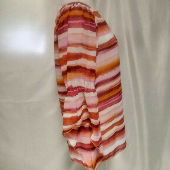 New Directions Multicolor Polyester Tunic Top - Picture 3 of 7